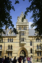 England, Oxford, Christ Church main entrance.