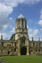 England, Oxford, Christ Church, Tom Tower.