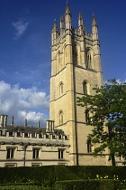 England, Oxford, Magdalen College, The Great Tower.