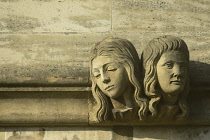 England, Oxford, Magdalen College, gargoyle.