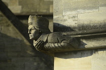 England, Oxford, Magdalen College, gargoyle.