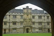 England, Oxford, Merton College, St Alban's Quadrangle.