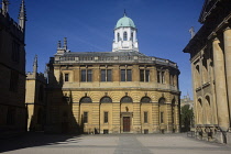 England, Oxford, Sheldonian Theatre beside the Bodleian Theatre.
