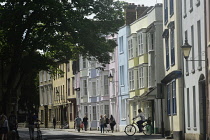 England, Oxford, Holywell street scene.