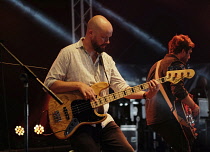 Music, Instruments, String, Electric Bass being played live on stage.