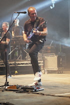 Music, Instruments, String, Electric Bass being played live on stage by Mark King with Level 42.