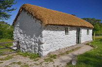 Ireland, County Down, Cultra, Ulster Folk and Transport Museum, Duncrun Cottiers House.