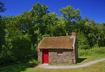 Ireland, County Down, Cultra, Ulster Folk and Transport Museum, Meenagarragh Cottiers House.