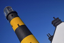 Ireland, County Down, Killough, St John's Point Lighthouse.