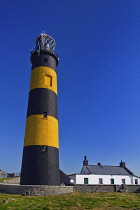 Ireland, County Down, Killough, St John's Point Lighthouse.
