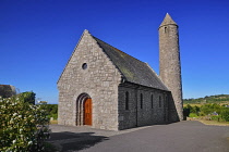 Ireland, County Down, Saul, Commemorative church built in 1933 on the site of St Patrick's first church in Ireland.