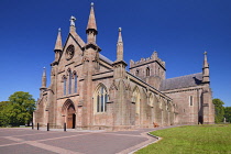 Ireland, County Armagh, Armagh, St Patrick's Church of Ireland Cathedral., view of the facade.