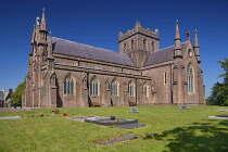 Ireland, County Armagh, Armagh, St Patrick's Church of Ireland Cathedral viewed from the side.