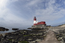 England, Northumberland, Farne Island, Longstone Lighthouse.