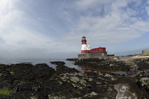 England, Northumberland, Farne Island, Longstone Lighthouse.