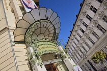 Slovenia, Ljubljana, Urbanc Palace, Former 1903 French Art Nouveau style building now a posh shopping mall.