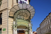 Slovenia, Ljubljana, Urbanc Palace, Former 1903 French Art Nouveau style building now a posh shopping mall.