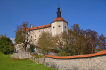 Slovenia, Upper Carniola, Skofja Loka, Loka Castle.