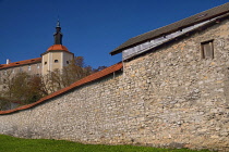 Slovenia, Upper Carniola, Skofja Loka, Loka Castle.