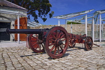 Ireland, County Meath,  Oldbridge House, Battle of the Boyne Visitor Centre near Drogheda in County Louth, Gun carriage.