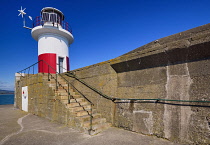 Ireland, County Wicklow, Wicklow town, Wicklow Harbour Lighthouse.
