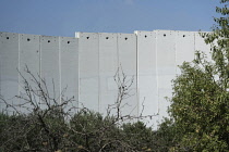 Palestine, Bethlehem, The Israeli border security wall at Bethlehem in the Occupied Territory of the West Bank.