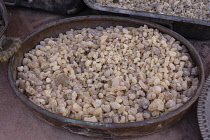 Jordan, Petra, Frankincense olibanum resin incense for sale. Petra Archeological Park is a Jordanian National Park and a UNESCO World Heritage Site.