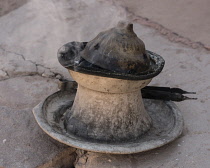 Jordan, Petra, Myrrh and frankincense resin incense burning. Petra Archeological Park is a Jordanian National Park and a UNESCO World Heritage Site.