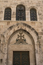 Israel, Jerusalem, The Armenian Orthodox Chapel of St. John in the Church of the Holy Sepulchre in the Christian Quarter. The Old City of Jerusalem and its Walls is a UNESCO World Heritage Site. This...