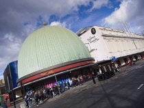 England, London, Westminster, Exterior of Madame Tussauds visitor attraction on the Marylebone Road.