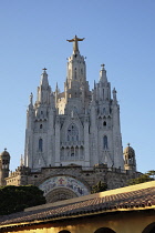 Spain, Catalonia, Barcelona, Temple Expiatori del Sagrat Cor Mount Tibidabo.