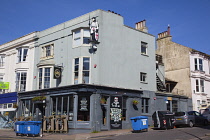 England, East Sussex, Brighton, Temple Bar public house closed due to Coronavirus ememrgency measures.