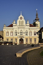 Romania, Timis, Timisoara, Serbian Orthodox Bishop's House on Piata Uniri, old town.