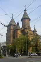 Romania, Timis, Timisoara, Orthodox Metropolitan Cathedral, Piata Victoriei , old town.