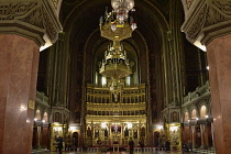 Romania, Timis, Timisoara, Central Nave, Interior of Metropolitan Orthodox Cathedral, old town.
