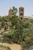 Jordan, Al-Maghtas, The Greek Orthodox Church of John the Baptist at Al-Maghtas, the traditional site of Bethany Beyond Jordan and the site of the baptism of Jesus by John the Baptist. A UNESCO World...