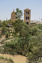 Jordan, Al-Maghtas, The Greek Orthodox Church of John the Baptist at Al-Maghtas, the traditional site of Bethany Beyond Jordan and the site of the baptism of Jesus by John the Baptist. A UNESCO World...