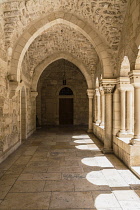 Palestine, Bethlehem, The neo-Gothic style Church of Saint Catherine is adjacent to the Church of the Nativity in Bethlehem and is administrated by the Roman Catholic Church. It is built over the grot...
