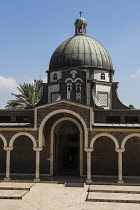 Israel, Church of the Beatitudes, Church of the Beatitudes is a Roman Catholic church built in 1938 in neo-Byzantine style on the site of an earlier Byzantine church marking the traditional site of th...