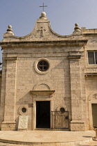 Israel, The Muhraqa Sanctuary and Monastery commemorating the Old Testament Bible story of the sacrificial contest between the Hebrew prophet Elijah and the priests of Baal on Mount Carmel.