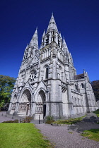 Ireland, County Cork, Cork City, Saint Fin Barreâ��s Church of Ireland Cathedral facade.
