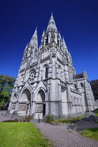 Ireland, County Cork, Cork City, Saint Fin Barreâs Church of Ireland Cathedral facade.