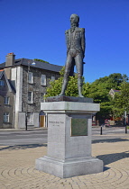 Ireland, County Cork, Bantry, Statue of the 1798 Irish revolutionary Wolfe Tone.