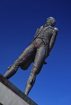 Ireland, County Cork, Bantry, Statue of the 1798 Irish revolutionary Wolfe Tone.