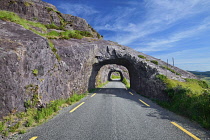 Ireland, County Cork, Caha Mountain Pass, The Tunnel Road on the county boundary of counties Cork and Kerry.