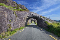 Ireland, County Cork, Caha Mountain Pass, The Tunnel Road on the county boundary of counties Cork and Kerry.