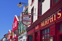 Ireland, County Kerry, Dingle, Colourful facades.