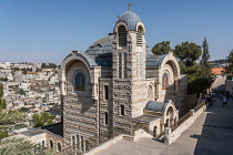 Israel, Jerusalem, St. Peter Gallicantu, The Church of Saint Peter in Gallicantu is a Roman Catholic church built on the traditional location of the palace of Caiaphas, the high priest, on the eastern...