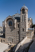 Israel, Jerusalem, St. Peter Gallicantu, The Church of Saint Peter in Gallicantu is a Roman Catholic church built on the traditional location of the palace of Caiaphas, the high priest, on the eastern...