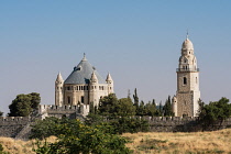 Israel, Jerusalem, The Dormition Abbey was built by Benedictine monks on the site of an earlier Byzantine church called Hagia Sion, constructed in the early 5th Century A.D. and destroyed in 612 A.D....